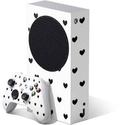 White and Black Hearts Xbox Series S Skins
