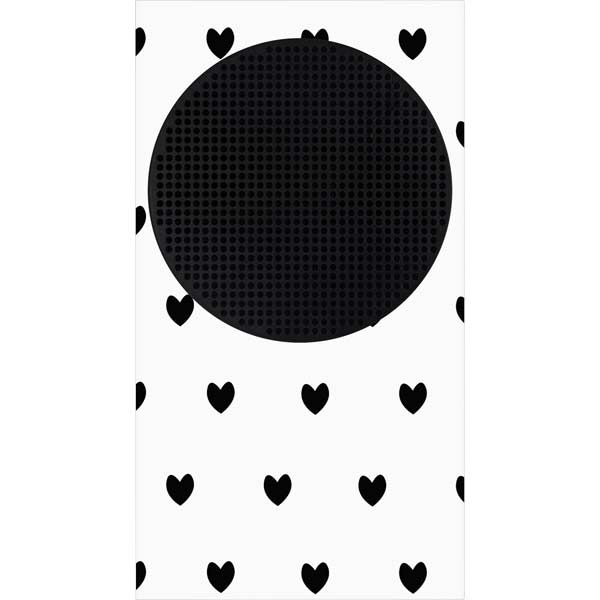 White and Black Hearts Xbox Series S Skins
