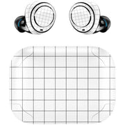 White Grid Amazon Echo Buds Skin
