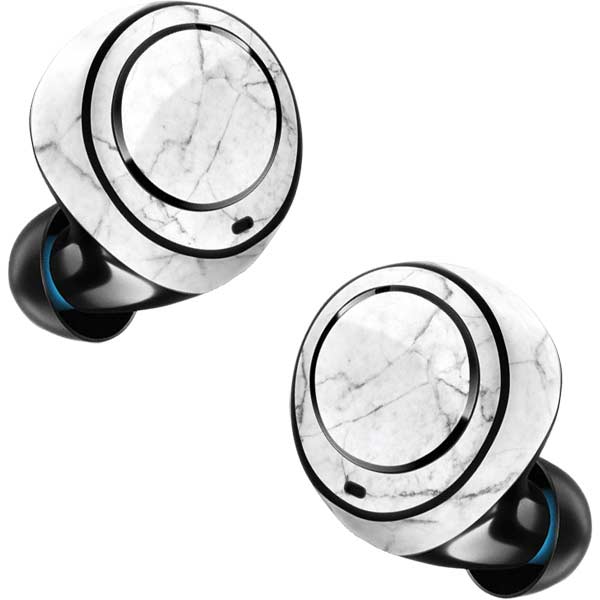 White Marble Amazon Echo Buds Skin