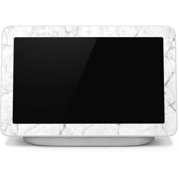 White Marble Google Home Hub Skin
