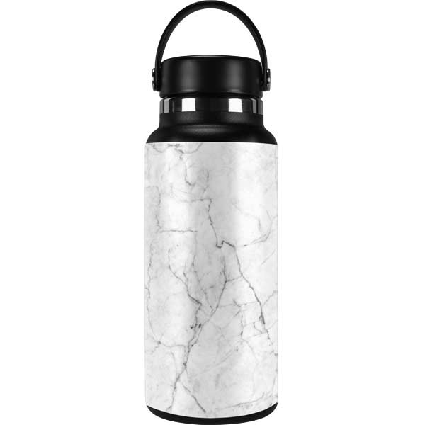 White Marble Hydro Flask 32oz Wide Mouth Skin