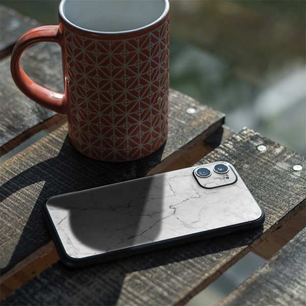 White Marble iPhone 11 Skin