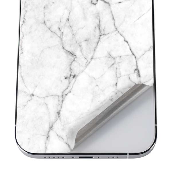 White Marble iPhone 12 Pro Max Skin