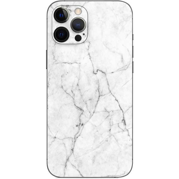 White Marble iPhone 12 Pro Max Skin