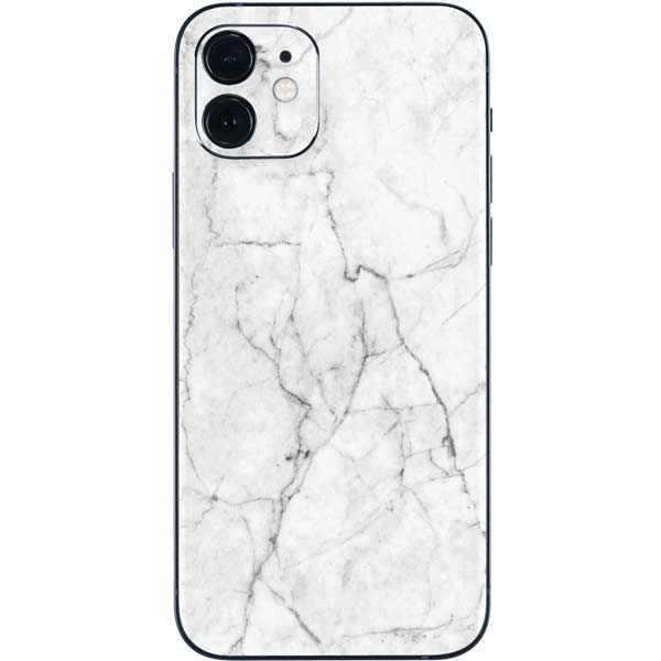 White Marble iPhone 12 Skin