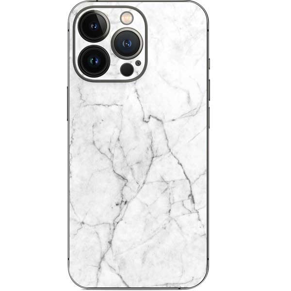 White Marble iPhone 13 Pro Skin