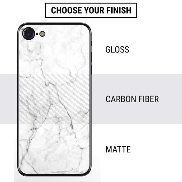 White Marble iPhone SE (2nd & 3rd Gen) Skin