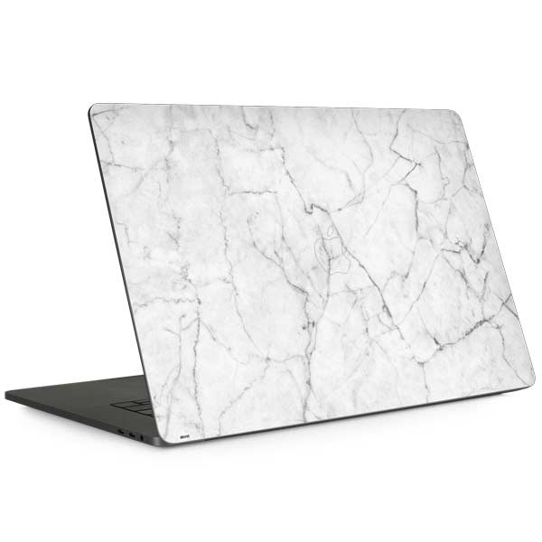 Skin Deco Pour MacBook Pro 15" Retina – Effet Marbre Granit Noir Et Blanc (Itsaskin)