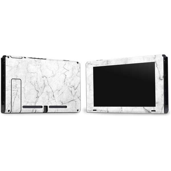 White Marble Nintendo Switch Bundle Skin