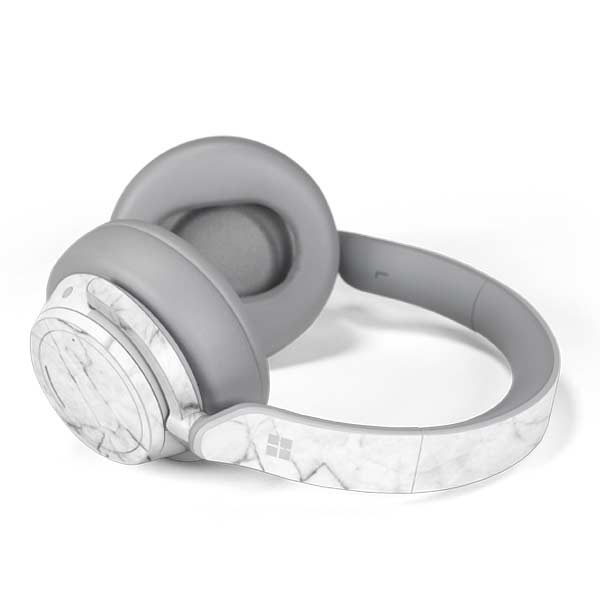 White Marble Surface Headphones Skin