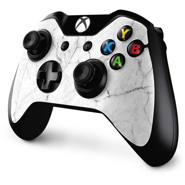 White Marble Xbox One Controller Skin