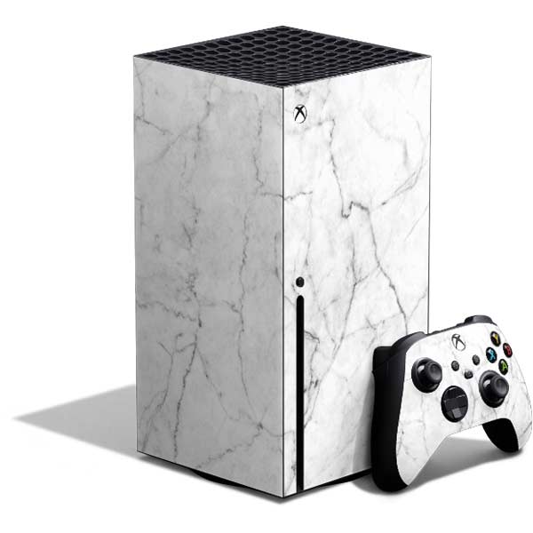 White Marble Xbox Series X Bundle Skin
