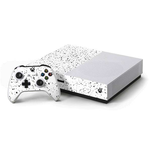 White Speckle Xbox One Skins
