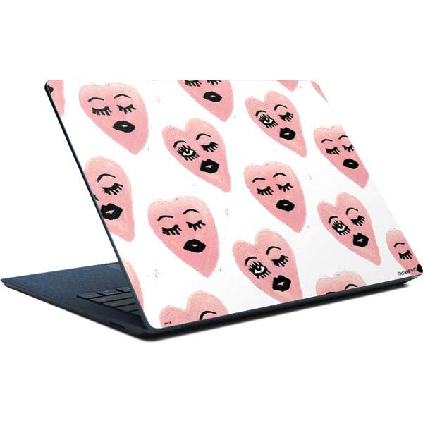 Bouffants and Broken Hearts Winking Hearts Surface Laptop Skin