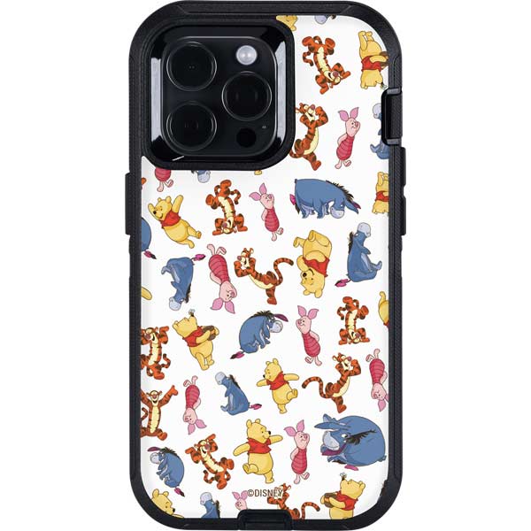 Disney Winnie the Pooh Character Pattern Otterbox Defender iPhone Skin