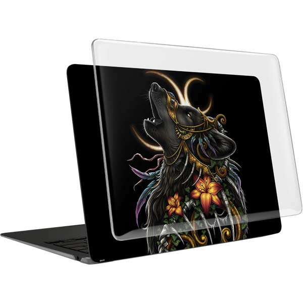 Wolf macbook case top