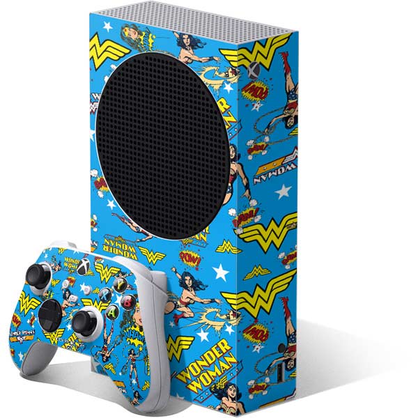DC Comics Wonder Woman Action pose pattern Xbox Series S Skins