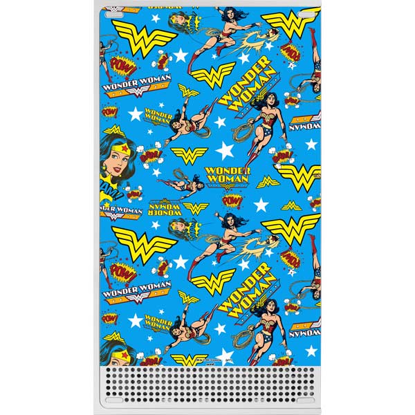 DC Comics Wonder Woman Action pose pattern Xbox Series S Skins