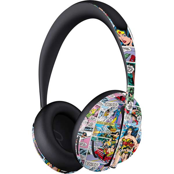 DC Comics Wonder Woman Comic Blast Bose Noise Cancelling Headphones 700 Skin