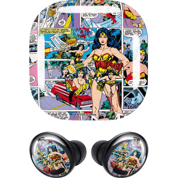 DC Comics Wonder Woman Comic Blast Galaxy Buds Pro Skin