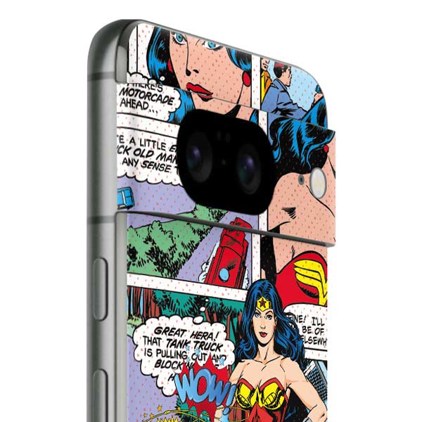 DC Comics Wonder Woman Comic Blast Google Pixel 8 Skin