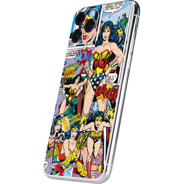 DC Comics Wonder Woman Comic Blast iPhone 11 Pro Skin