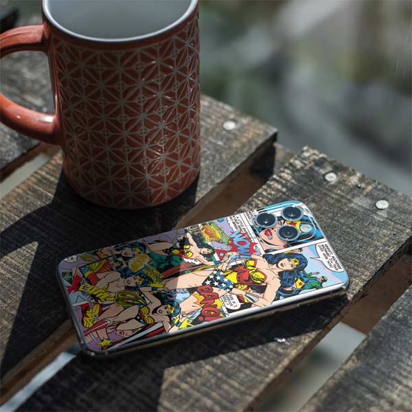 DC Comics Wonder Woman Comic Blast iPhone 11 Pro Skin