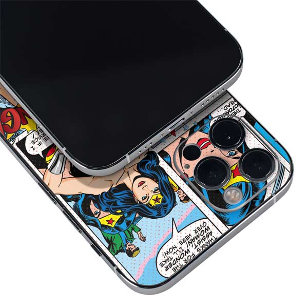 DC Comics Wonder Woman Comic Blast iPhone 12 Pro Max Skin