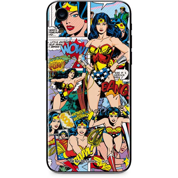 DC Comics Wonder Woman Comic Blast iPhone XR Skin