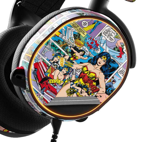 DC Comics Wonder Woman Comic Blast SteelSeries Arctis 3 Skin