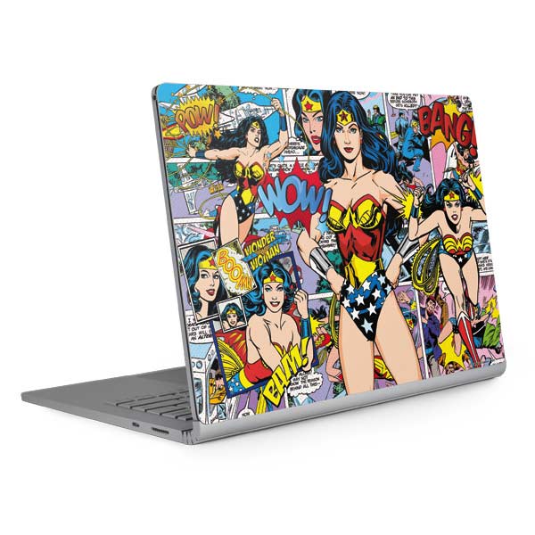DC Comics Wonder Woman Comic Blast Surface Book 2 15in Skin