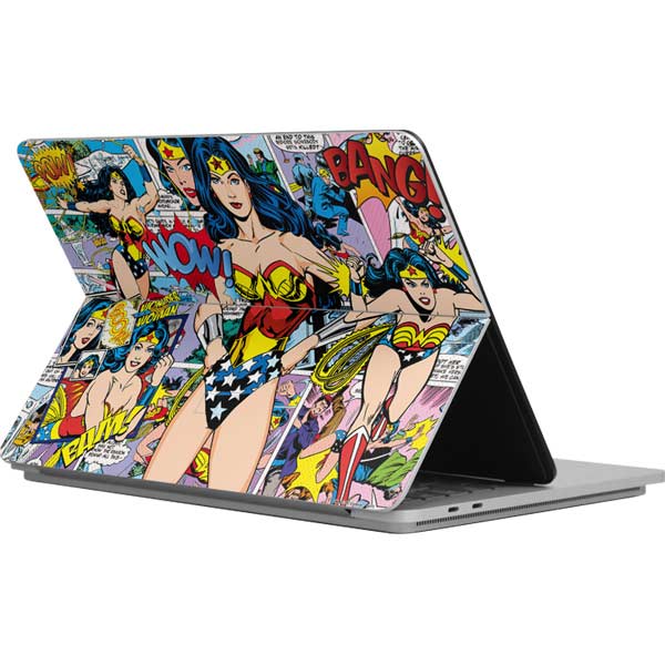 DC Comics Wonder Woman Comic Blast Surface Laptop Studio Skin