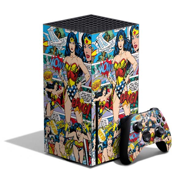 DC Comics Wonder Woman Comic Blast Xbox Series X Bundle Skin
