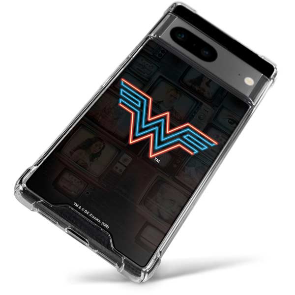 Wonder Woman 1984 (2020) Neon Logo Google Pixel 8 Clear Case
