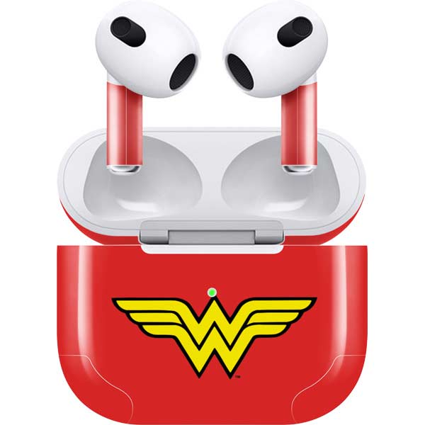 DC Comics Wonder Woman Classic Logo Apple AirPods (3rd Gen 2021) Skin