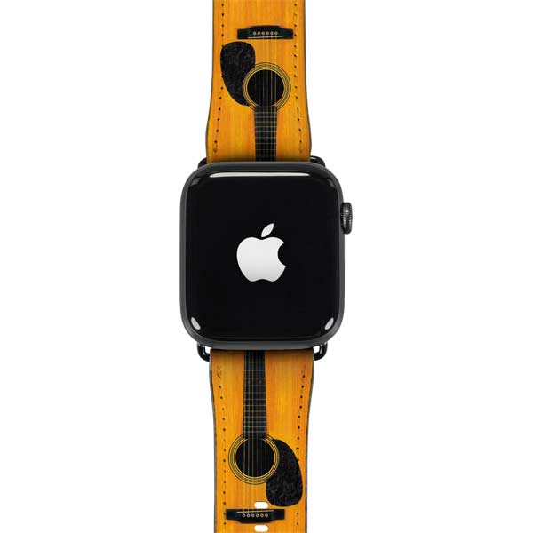 Wood Guitar Apple Watch Band 38-40mm
