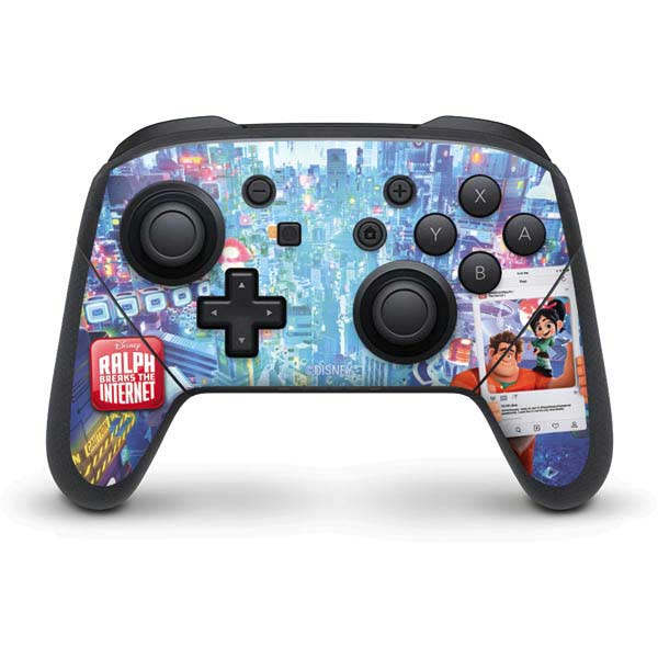 Wreck It Ralph Using A Controller Disney Wreck-it Ralph and Vanellope Instagram Pose Nintendo Switch Pro ...