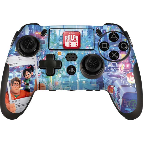 Wreck It Ralph Using A Controller Disney Wreck-it Ralph and Vanellope Instagram Pose PlayStation Scuf Va ...