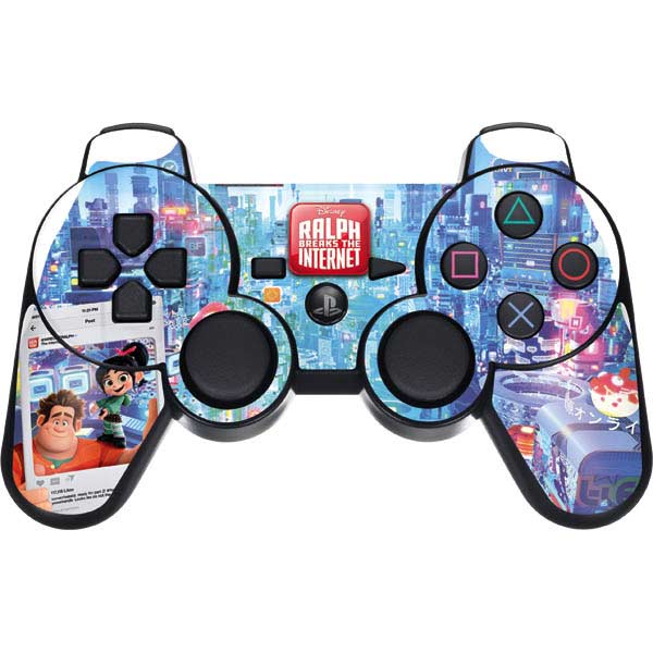 Wreck It Ralph Using A Controller Disney Wreck-it Ralph and Vanellope Instagram Pose PS3 Dual Shock wire ...