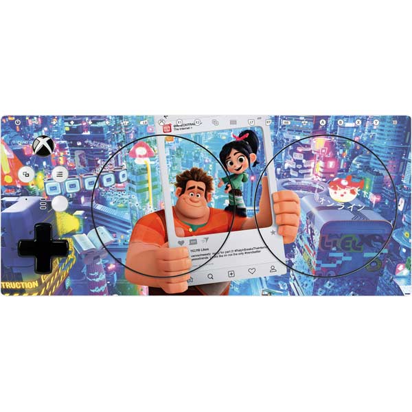 Wreck It Ralph Using A Controller Disney Wreck-it Ralph and Vanellope Instagram Pose Xbox Adaptive Contr ...