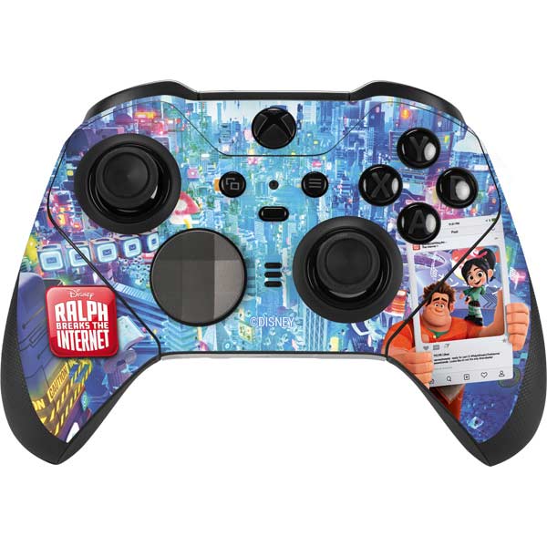 Wreck It Ralph Using A Controller Disney Wreck-it Ralph and Vanellope Instagram Pose Xbox Elite Wireless ...