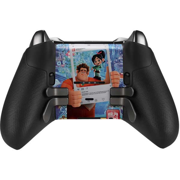 Wreck It Ralph Using A Controller Disney Wreck-it Ralph and Vanellope Instagram Pose Xbox Elite Wireless ...