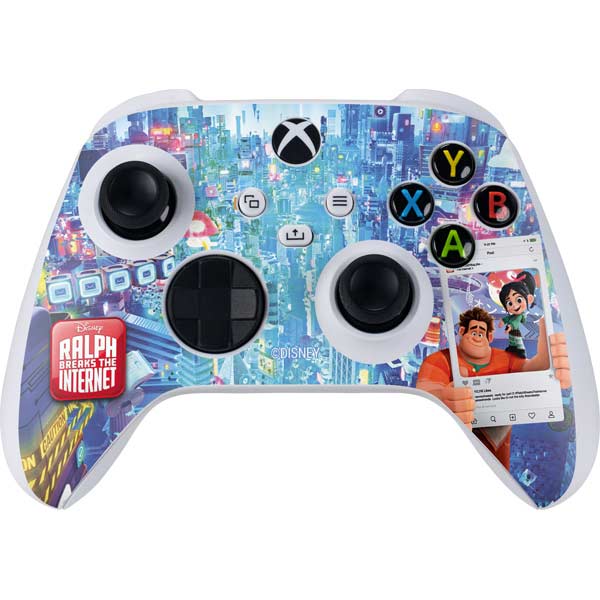 Wreck It Ralph Using A Controller Disney Wreck-it Ralph and Vanellope Instagram Pose Xbox Series S Contr ...