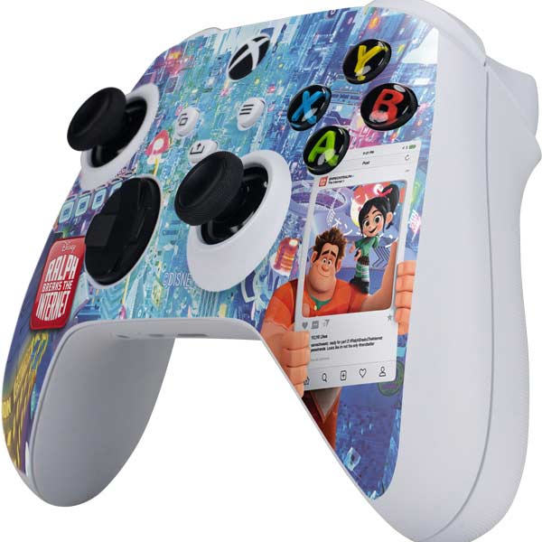 Wreck It Ralph Using A Controller Disney Wreck-it Ralph and Vanellope Instagram Pose Xbox Series S Contr ...