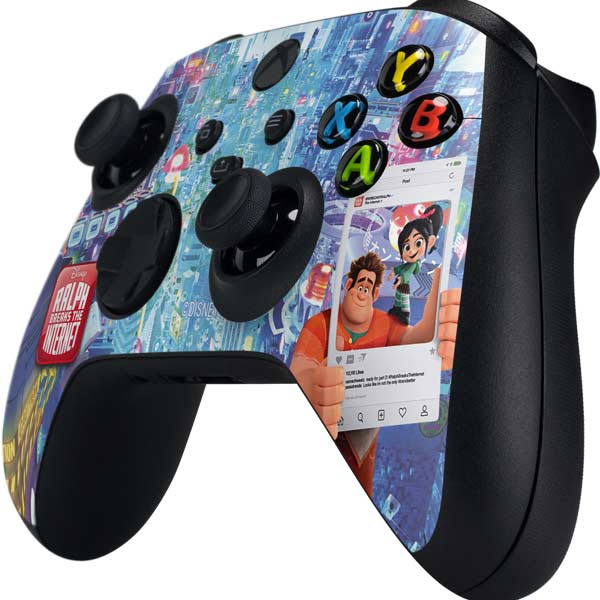 Wreck It Ralph Using A Controller Disney Wreck-it Ralph and Vanellope Instagram Pose Xbox Series X Contr ...