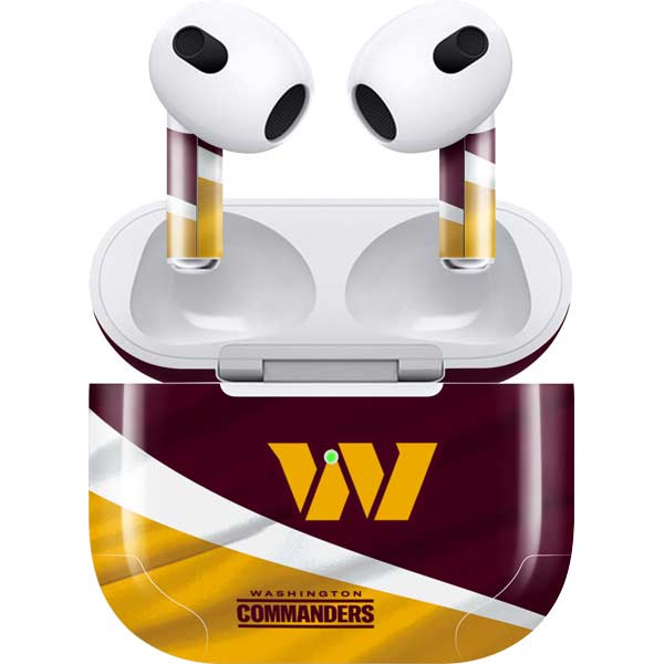 NFL Washington Commanders Flag Apple AirPods (3rd Gen 2021) Skin