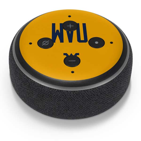 West Virginia University WVU Amazon Echo Dot Skin