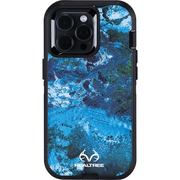 RealTree Xtreme Blue Camo Otterbox Defender iPhone Skin