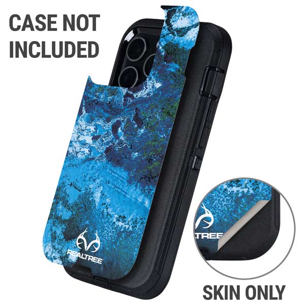RealTree Xtreme Blue Camo Otterbox Defender iPhone Skin